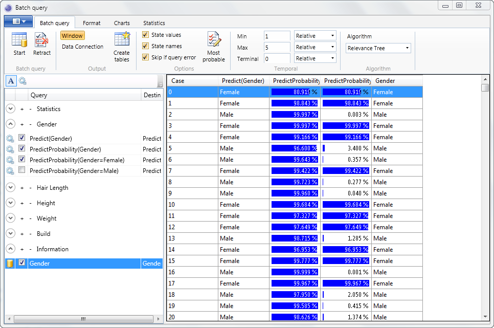 Exercise Classification Batch Query