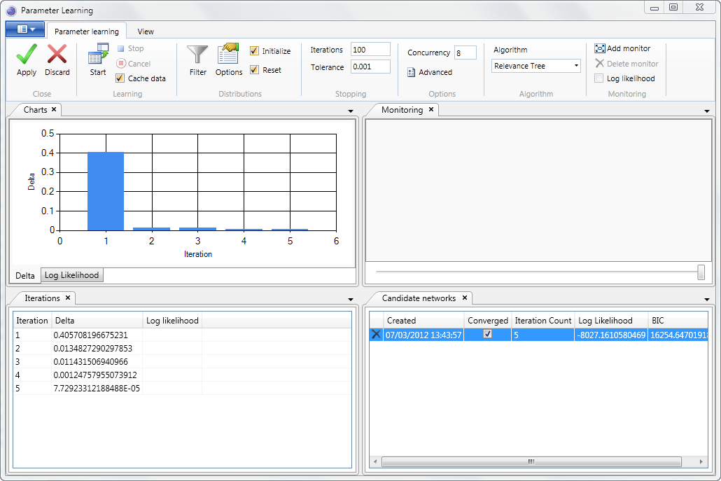 Exercise Parameter Learning