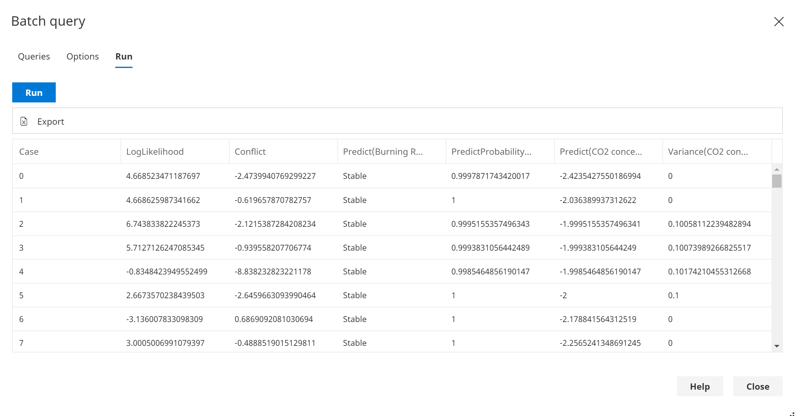 Batch query