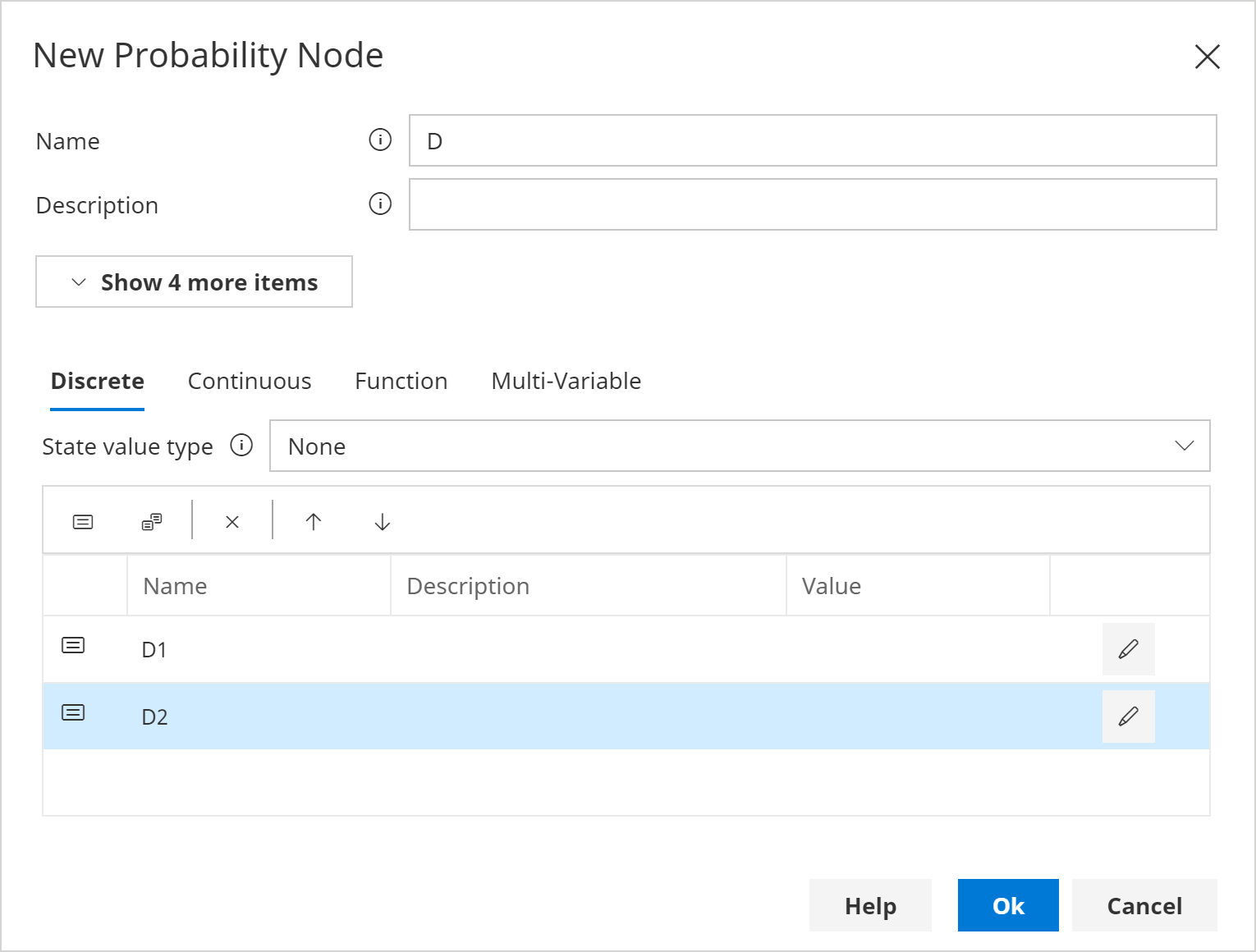 New discrete node