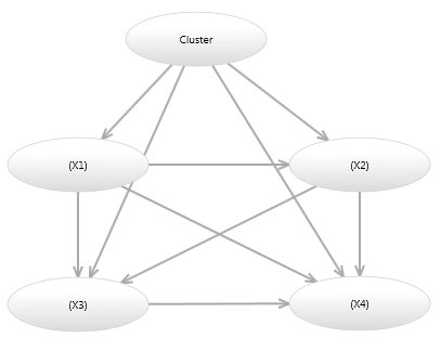 Alternative Bayesian network Mixture model
