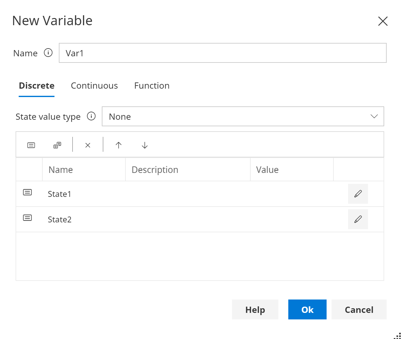 new variable