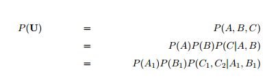 Multi variable node probability density