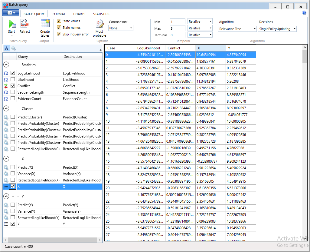 Anomaly detection batch query